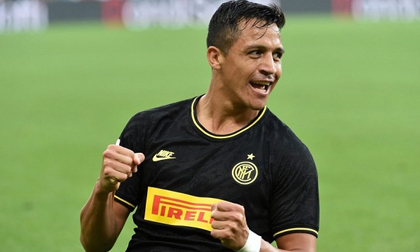 Sanchez nổ súng rồi nhận thẻ đỏ trong lần đầu đá chính, Inter duy trì mạch toàn thắng