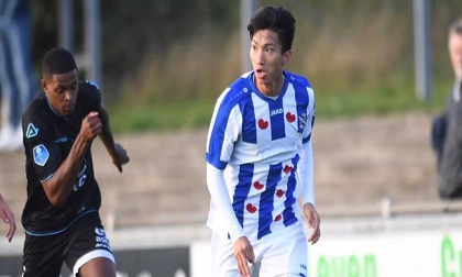 Văn Hậu chơi trọn 90 phút trong trận hoà của Jong Heerenveen