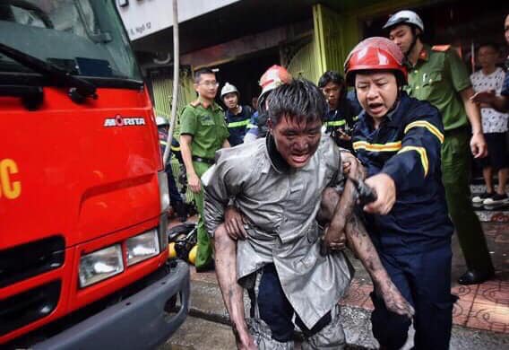 con phuc hoi ky dieu, bo gui loi cam on den chien si pccc dung cam nhu 