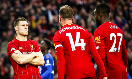 Milner ghi bàn ở phút bù giờ thứ 4, Liverpool thắng nghẹt thở Leicester