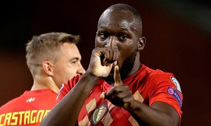 Lukaku đi vào lịch sử, Bỉ giành vé đầu tiên dự Euro 2020