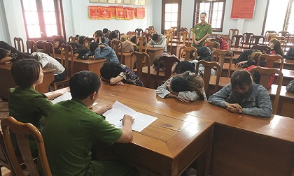 Gần 30 thanh niên sử dụng chất ma túy tại quán karaoke