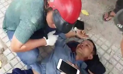 Người đàn ông bị đôi nam nữ chặn đường đập đánh dã man