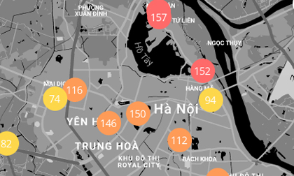 Ô nhiễm không khí Hà Nội và TP.HCM tiếp tục vượt ngưỡng đỏ, người dân cần hạn chế ra đường