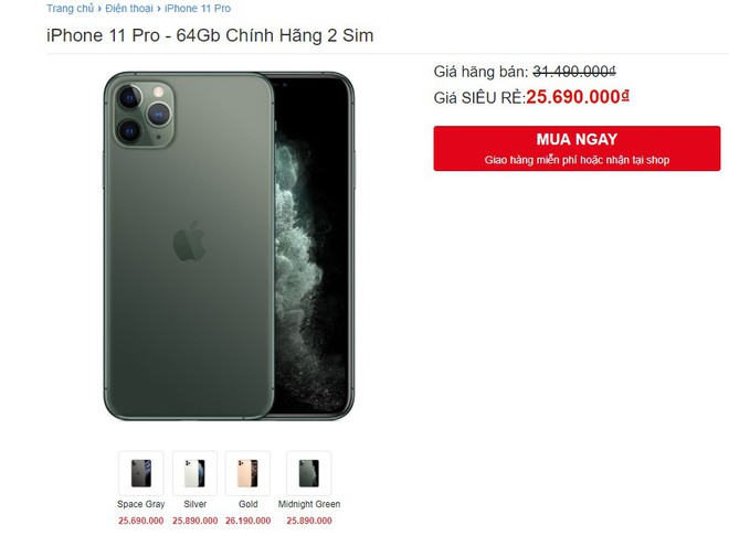iPhone 11 Pro ve gia 25 trieu van khong ai mua hinh anh 1 