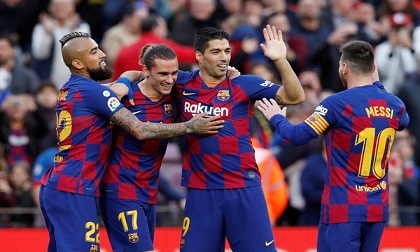 Messi tỏa sáng giúp Barca thắng đậm Alaves