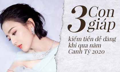 Canh Tý 2020: 3 con giáp 'vươn mình' nhận lộc, đầu năm gặp thần Tài, giữa năm đón quý nhân, cả năm may mắn
