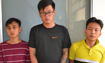 Tạm giữ nhóm thanh niên gây ra 3 vụ cướp trong 40 phút