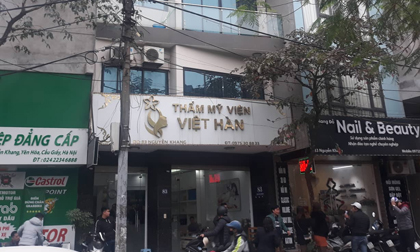 Điều tra nguyên nhân một người tử vong trong thẩm mỹ viện tại Hà Nội
