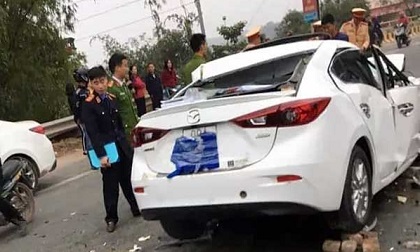 Gây tai nạn rồi bỏ chạy, nam tài xế Mazda tông vào xe ben tử vong