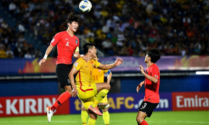 U23 Trung Quốc gục ngã trước Hàn Quốc ở phút bù giờ