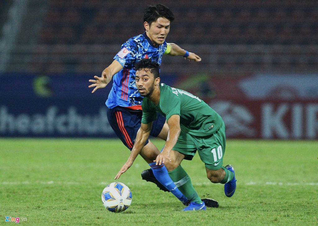 Cau thu Man City khong the giup U23 Nhat Ban thoat thua tran ra quan hinh anh 3 japan_saudi7_zing.jpg