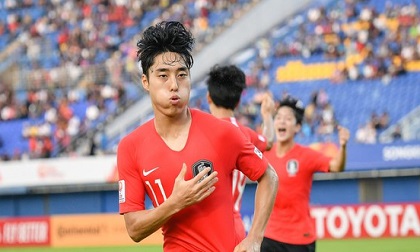 Hàn Quốc là đội đầu tiên đoạt vé vào tứ kết U-23 châu Á