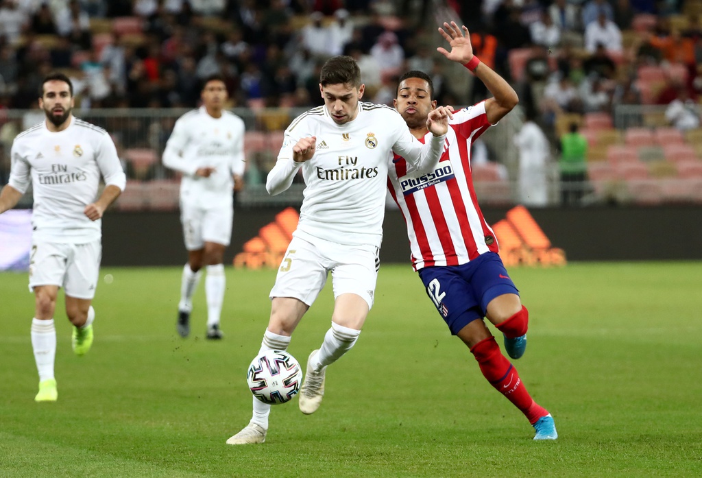 Danh bai Atletico, Real Madrid gianh Sieu cup Tay Ban Nha hinh anh 3 2020_01_12T180851Z_1146861681_RC2IEE95TKFE_RTRMADP_3_SOCCER_SPAIN_MAD_ATM_REPORT.JPG