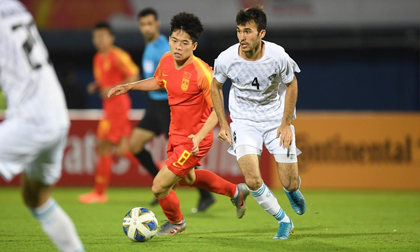 U23 Uzbekistan khiến Trung Quốc dừng bước sớm tại giải châu Á