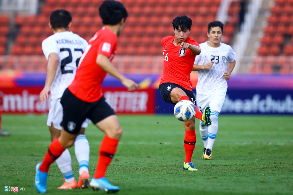 U23 Han Quoc tra mon no da vay Uzbekistan 2 nam truoc hinh anh 3 U23_Han_Quoc_vs_Trieu_Tien_3_zing.jpg