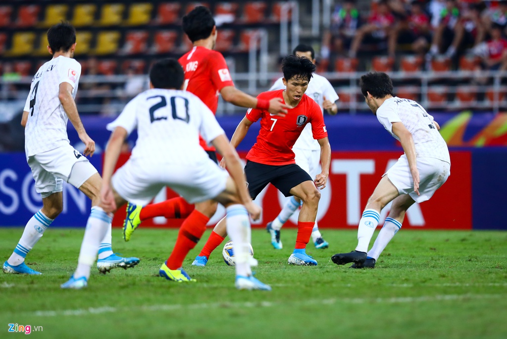 U23 Han Quoc tra mon no da vay Uzbekistan 2 nam truoc hinh anh 4 U23_Han_Quoc_vs_Trieu_Tien_4_zing.jpg