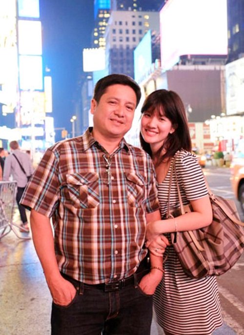 NS Chí Trung từng viết những lời tình cảm dành cho con gái trên mạng xã hội.    