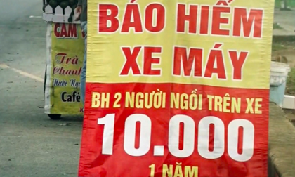 Bảo hiểm xe máy giá 10.000 đồng 'nở rộ' những ngày cận Tết
