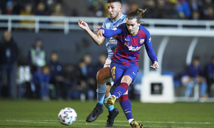 Griezmann giải cứu Barca trước đội bóng tý hon