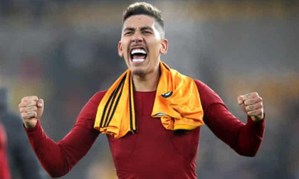 Liverpool hơn Man City 16 điểm nhờ bàn thắng muộn của Firmino