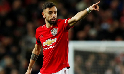 Bruno Fernandes đá chính trong trận hòa của Man Utd
