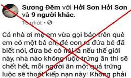 Kết đắng cho cô gái tung tin ăn trứng trị virus Corona