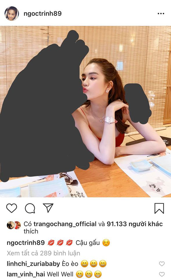 Sau vài tháng chia tay đại gia lớn tuổi, Ngọc Trinh đã có tình mới? - Ảnh 1. Sau vài tháng chia tay đại gia lớn tuổi, Ngọc Trinh đã có tình mới? - Ảnh 1.