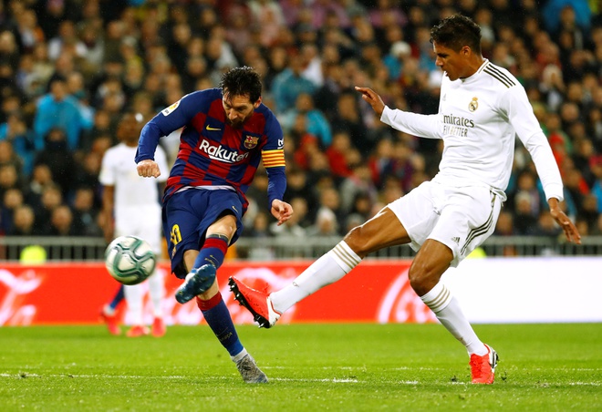 Messi tit ngoi, Barca phoi ao tai Bernabeu hinh anh 1 2020_03_01T204208Z_1792804067_RC28BF9F8I97_RTRMADP_3_SOCCER_SPAIN_MAD_FCB_REPORT.JPG