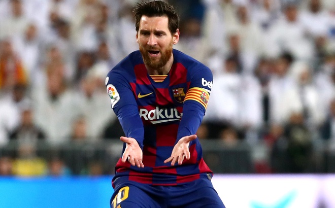 Messi tit ngoi, Barca phoi ao tai Bernabeu hinh anh 2 2020_03_01T212125Z_759928378_RC29BF9IF04G_RTRMADP_3_SOCCER_SPAIN_MAD_FCB_REPORT_1.JPG