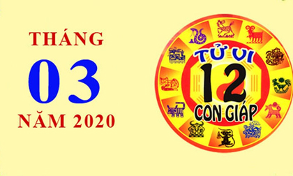 Xem tử vi tháng 3/2020 của 12 con giáp: Dần trúng vận đào hoa, Ngọ cục diện Tương Xung