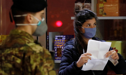 Italy có 3.957 ca nhiễm virus mới, 651 trường hợp tử vong