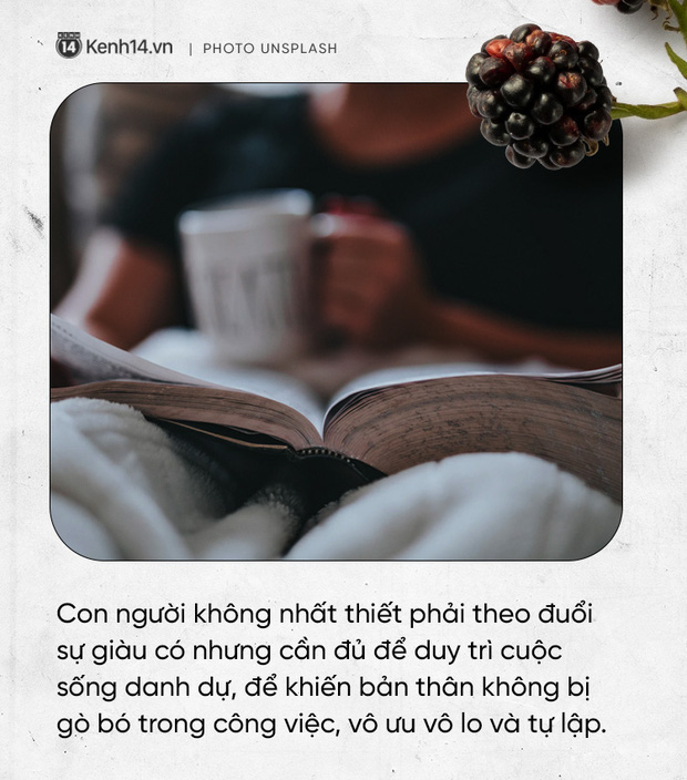 '. Công việc mệt không dám nghỉ, hôn nhân tồi tệ không dám chia tay, tất cả chỉ vì bạn không có tiền tiết kiệm mà thôi .'