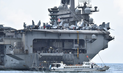 CNN: 25 thủy thủ dương tính trên tàu sân bay Mỹ từng ghé Việt Nam