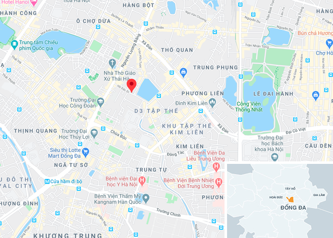 Chay nha 3 tang gan cay xang, nhieu xe cuu hoa duoc dieu toi hinh anh 2 map_dongda_abc.png