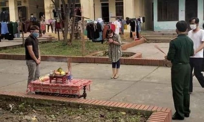 Từ Lào về Nghệ An, con trai nghẹn lòng chịu tang bố đẻ trong khu cách ly