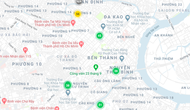 '. Chỉ 1 ngày sau cách ly xã hội: Chất lượng không khí đã cải thiện bất ngờ, trung tâm các thành phố lớn đã đạt ngưỡng xanh ngát hiếm có .' '. Chỉ 1 ngày sau cách ly xã hội: Chất lượng không khí đã cải thiện bất ngờ, trung tâm các thành phố lớn đã đạt ngưỡng xanh ngát hiếm có .'