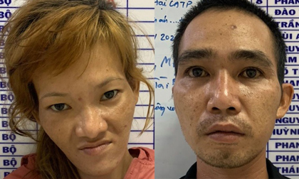 Cặp đôi cướp xe ôm ở TP.HCM sa lưới