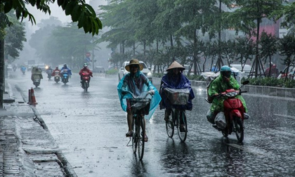 Dự báo thời tiết hôm nay ngày 11/5: Mưa dông diện rộng ở Bắc Bộ và Bắc Trung Bộ