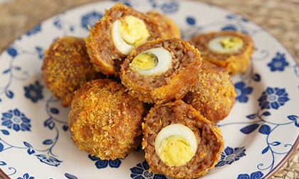 Món thịt viên trứng chim cút giòn tan thơm ngon, ai cũng thích