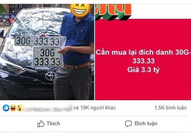 Bốc trúng biển số 'ngũ quý 3', chủ xe Vios được chào mua lại ngay với giá 3,3 tỷ đồng - 2