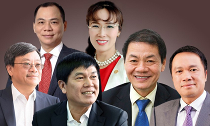 Khối tài sản 'khủng' của 6 tỷ phú giàu nhất Việt Nam