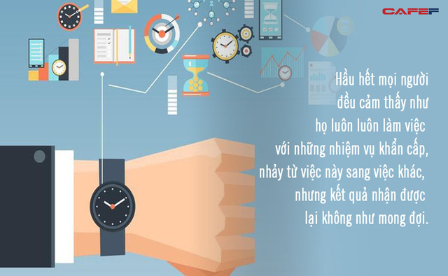 '. Bí quyết sử dụng ma trận thời gian của người làm việc hiệu quả: Không tiêu tốn vào những việc vô bổ, bạn sẽ tìm được công cụ thay đổi cuộc sống tuyệt vời .'