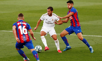 Hazard tỏa sáng, Real Madrid thắng cách biệt Eibar