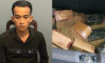 Bắt đối tượng giấu 10kg ma túy đá trong vỏ trấu hòng che mắt công an