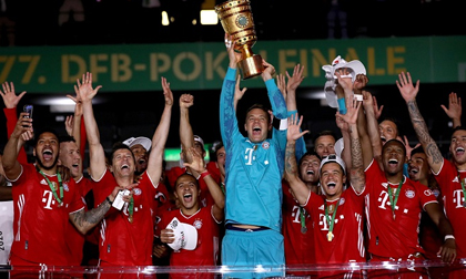 Lewandowski lập cú đúp, Bayern Munich đoạt Cup quốc gia Đức
