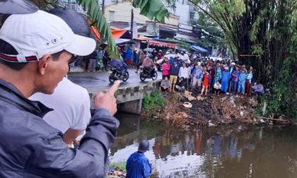 Phát hiện thi thể nữ sinh dưới mương nước sau 1 ngày mất tích