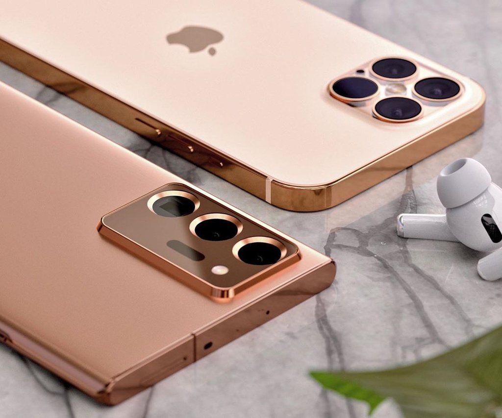 iPhone 12 Pro đối đầu với Galaxy Note20 Ultra trong bộ ảnh concept - 2