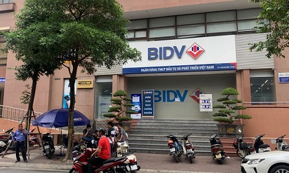 Nổ súng cướp ngân hàng BIDV ở Hà Nội