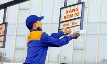 Giá xăng tăng nhẹ